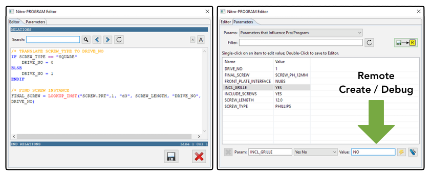 Pro/PROGRAM Debugging